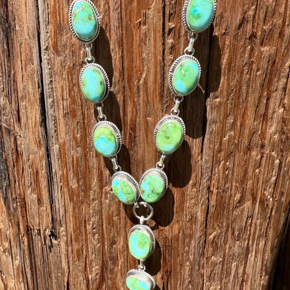 Authentic Shirley Henry Sonoran Gold Lariat AND Matching Earrings - Picture 2 of 9